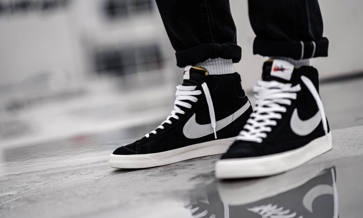 Nike Blazer Mid Vintage 77 Suede Black CW2371 001 Grailify